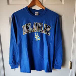 UD University Of Delaware Camo Collegiate Wear Long Sleeve Shirt Sz S